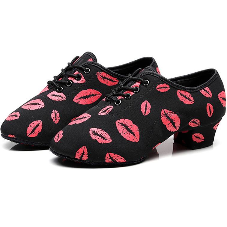 Giày Khiêu Vũ Latin Bằng Vải Oxford Dành Cho Nữ