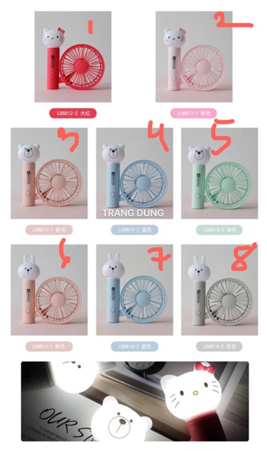 Quạt cầm tay mini