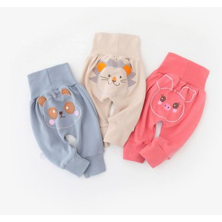 Quần mông thú cotton cạp cao đáng yêu cho bé