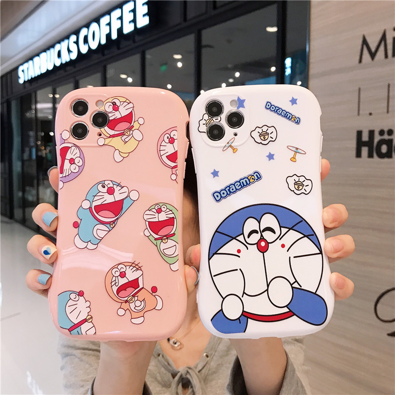 IPHONE Ốp Lưng Chống Sốc In Hình Doraemon Cho Iphone12 Pro Max 12mini Iphone11 Pro Max Xr Xsmax 7plus 6splus Se2020