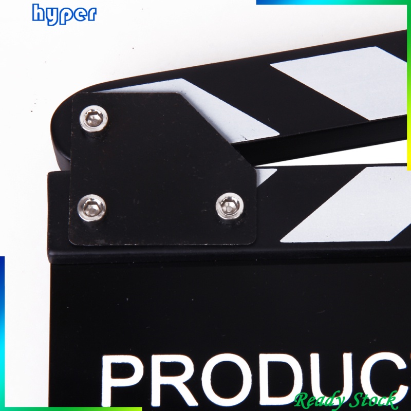 Clapper Board Clapperboard Slate 30 x 22.2cm for TV Film Movie Studio DV