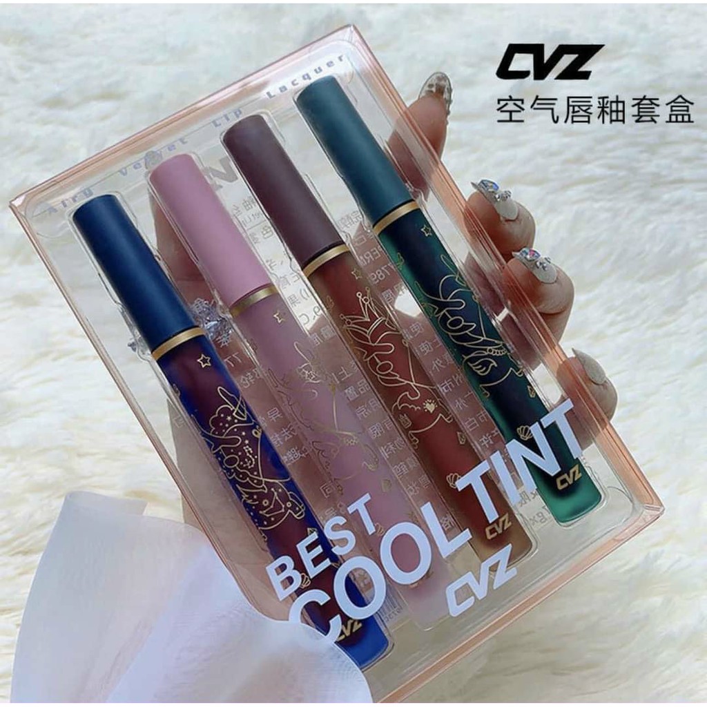 Set 4 Son Kem CVZ Best Cool Tint