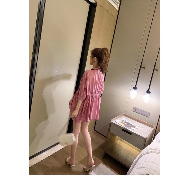 bộ đồ bầu ngắn tay đẹp mát hàng quảng châu