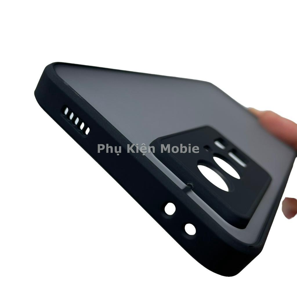 Ốp lưng cứng nhám mờ viền silicon bảo vệ camera cho Xiaomi Redmi K60/ K60 Pro
