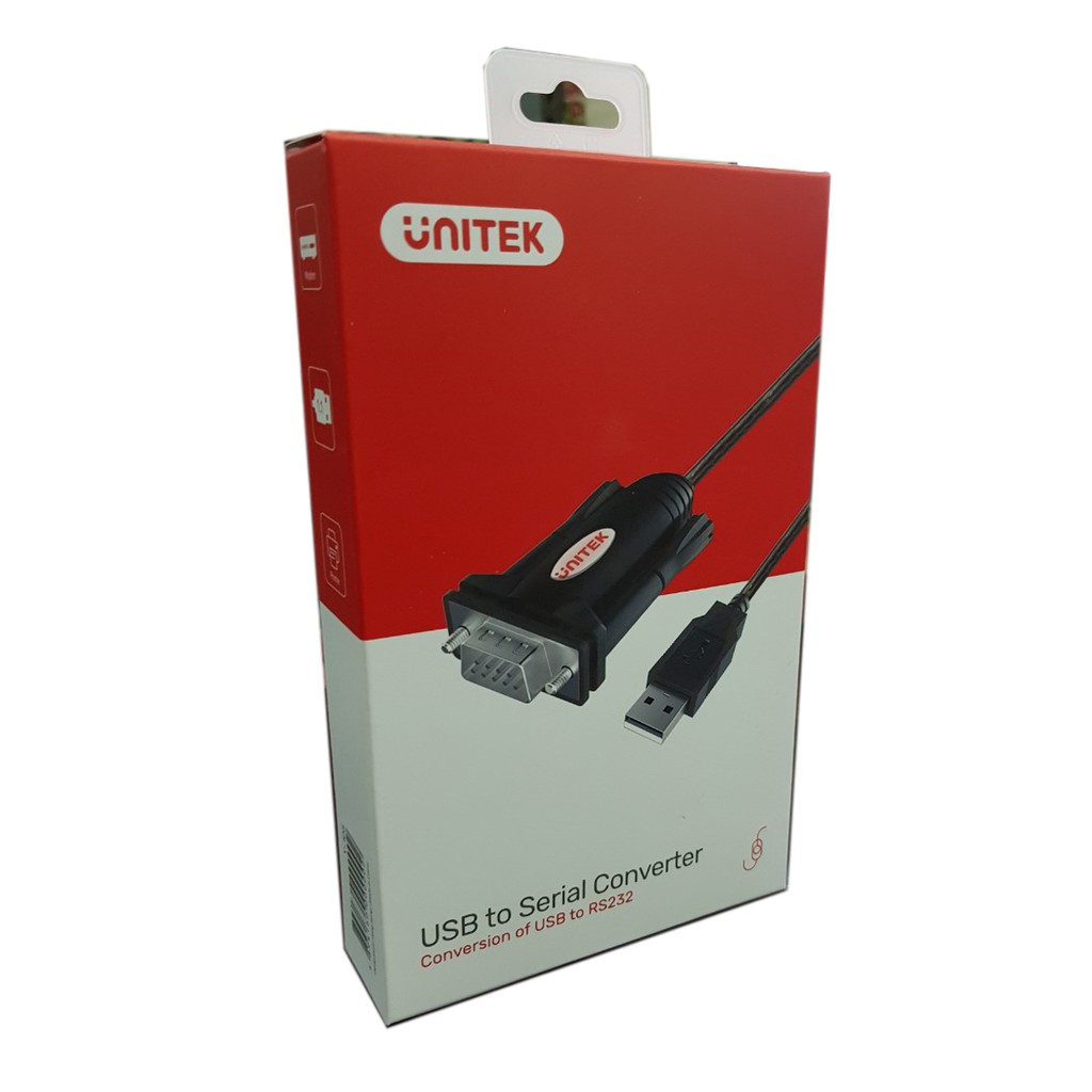 Đầu chuyển USB sang Com (RS232) Unitek Y105 1.5m - Hãng phân phối