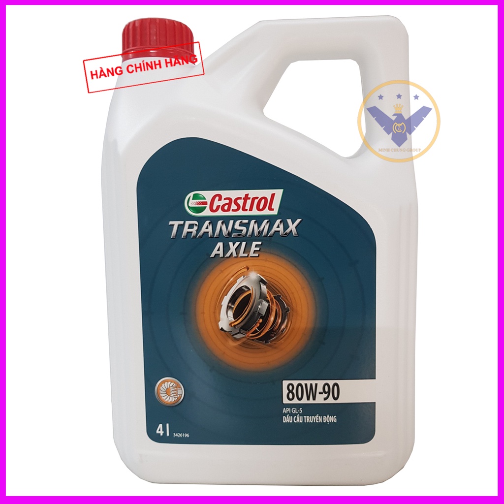 Dầu cầu xe ô tô Castrol Axle 80W-90 API GL5 Can 4L