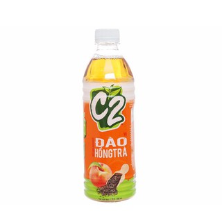 Nước ngọt c2 hồng trà đào 500ml