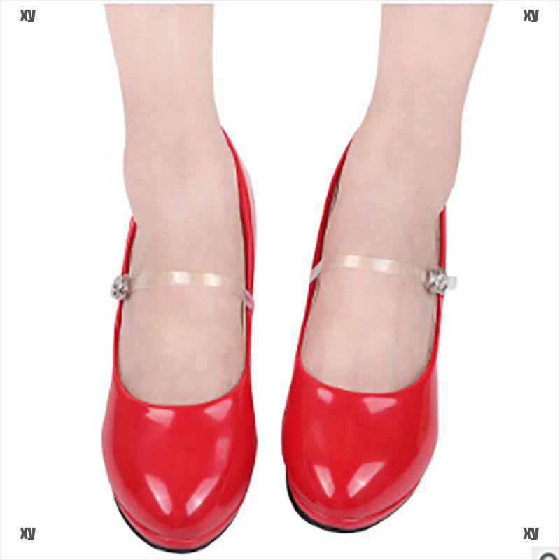 1 Cặp Dây Giày Cao Gót Trong Suốt Thời Trang