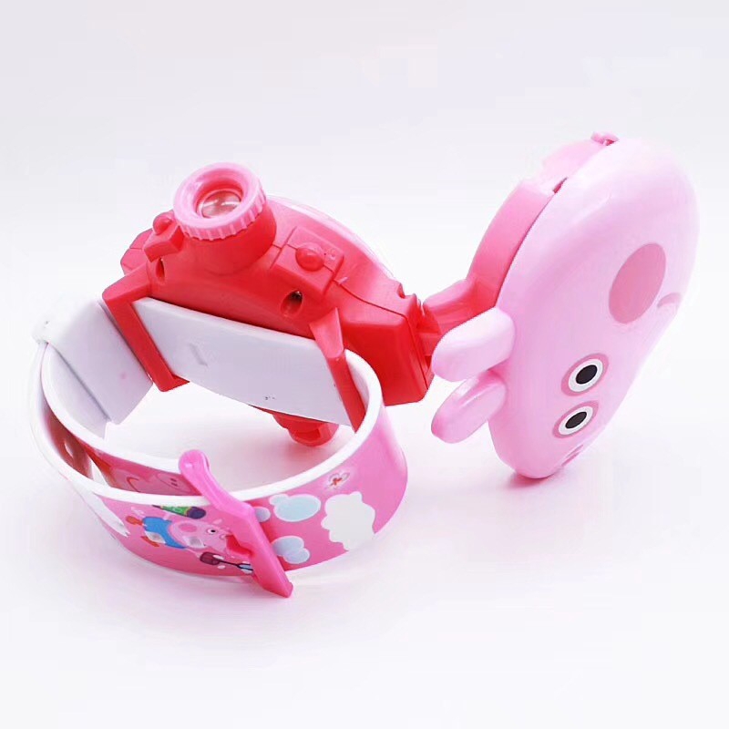 24 phim hoạt hình chiếu Peppa Pig Watch đồng hồ của trẻ em gái 