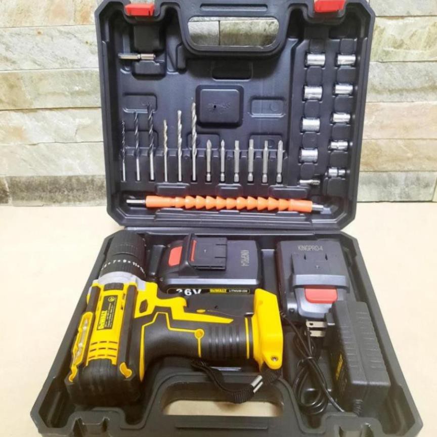 Máy khoan pin có chức năng búa- khoan 3 chức năng Dewalt