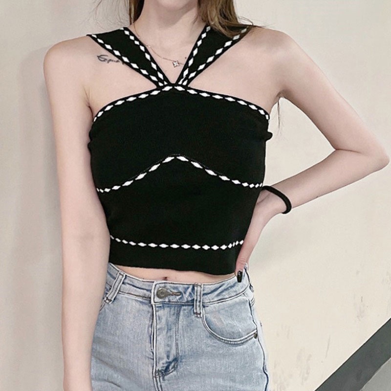 Áo Đan Len Không Tay Phong Cách Hàn Quốc Thời Trang Cho Nữ