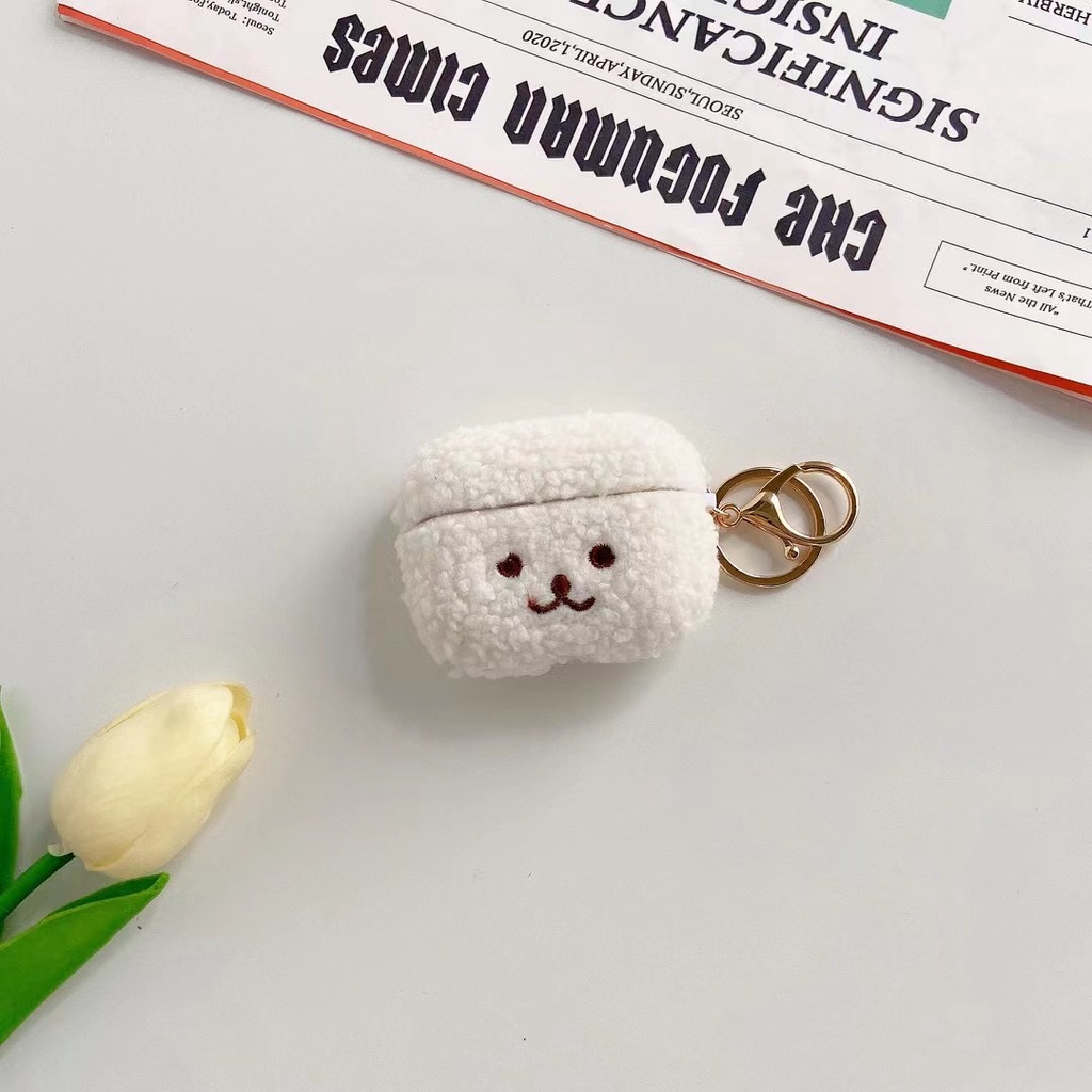 Vỏ bảo vệ bằng tpu mềm hình mặt cười dễ thương hộp sạc tai nghe bluetooth cho airpods 1 / 2 pro