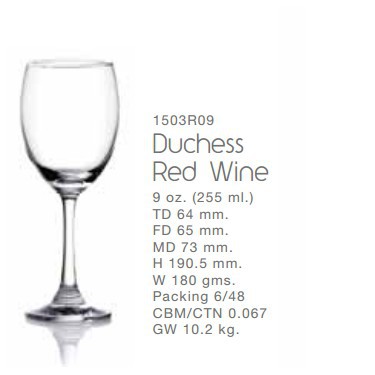 Ly Duchess Red Wine 255ml 1503R09
