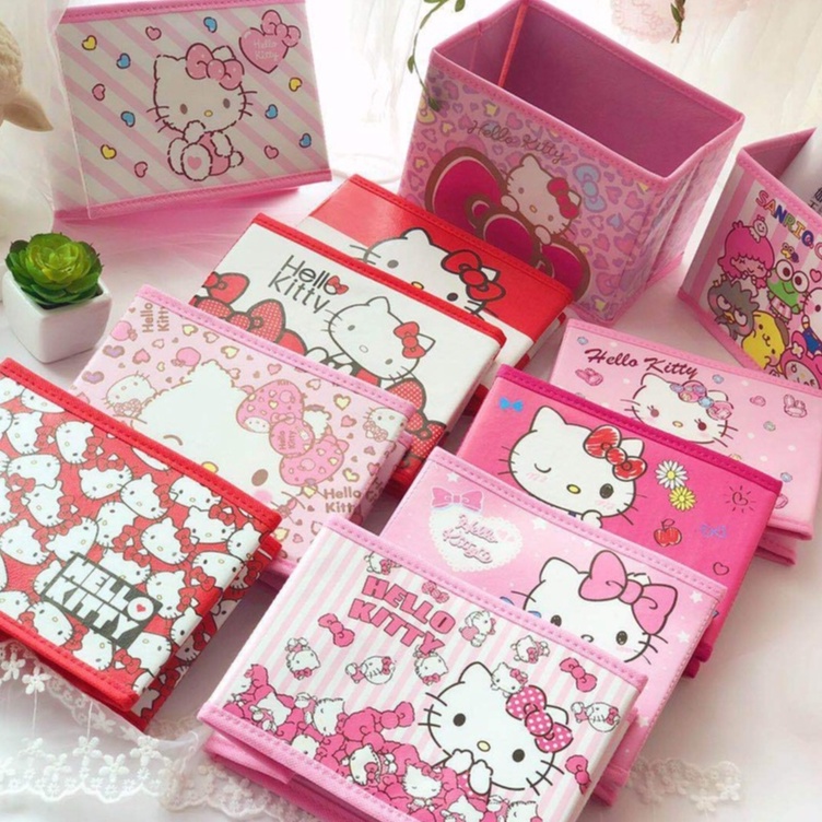 Hộp đựng mỹ phẩm XIAODUOJIAJU để bàn bằng da có thể gấp gọn tiện dụng