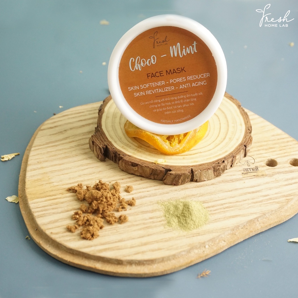 Mặt nạ thiên nhiên ca cao chống lão hóa Choco - Mint Fresh Home Lab