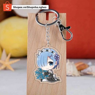 Móc khóa mica anime Re:zero