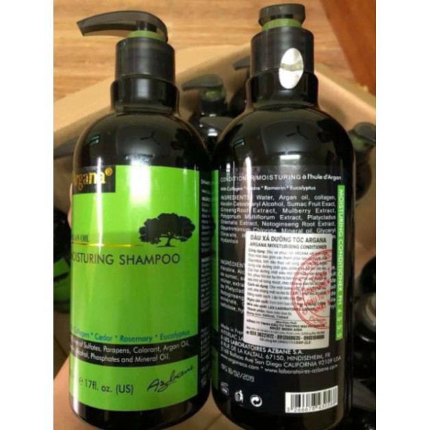 [💥HÀNG CHUẨN CÔNG TY ] CẶP DẦU GỘI DẦU XẢ PHỤC HỒI TÓC Argana Oil Moisturing 500ML | BigBuy360 - bigbuy360.vn