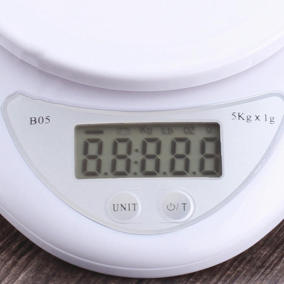 [FREESHIP] Cân Điện Tử Nhà Bếp Mini Electronic Kitchen Scale B05 Cân Thực Phẩm 5Kg – 1G Kèm Pin