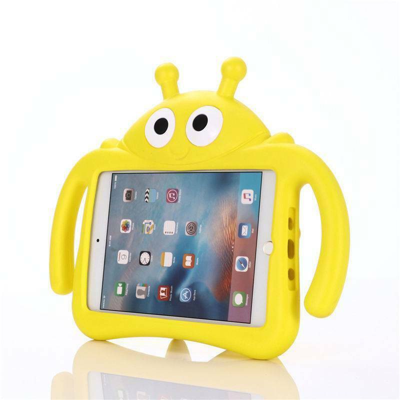 Ốp bảo vệ máy tính bảng iPad Air 1 Gen/ Air 2/ Pro 9.7/ 5/ 6 9.7 2017 2018 thiết kế có đế đỡ bằng xốp cho bé