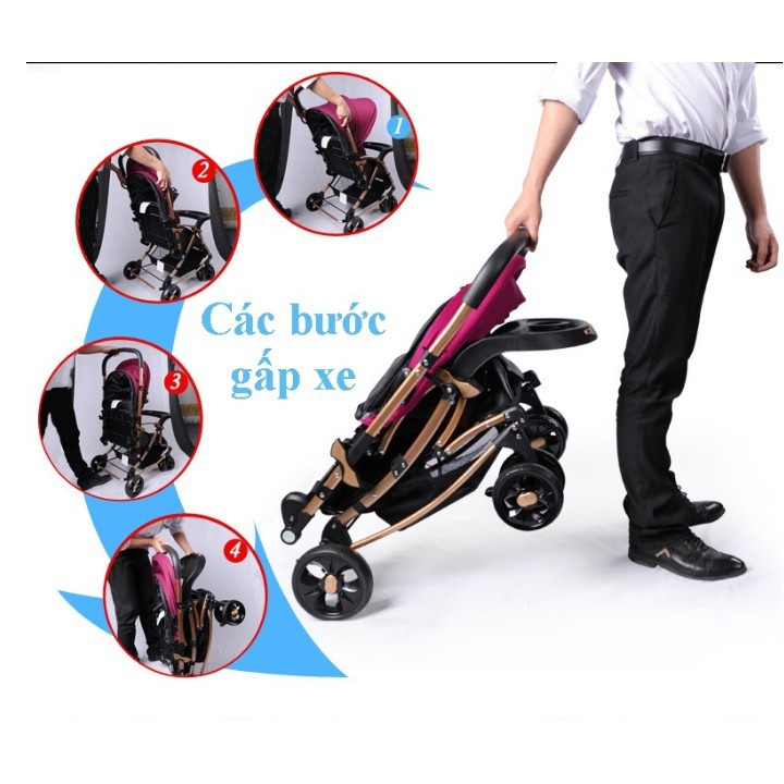 Xe đẩy bập bênh 2 chiều C3 chính hãng BAOBAOHAO