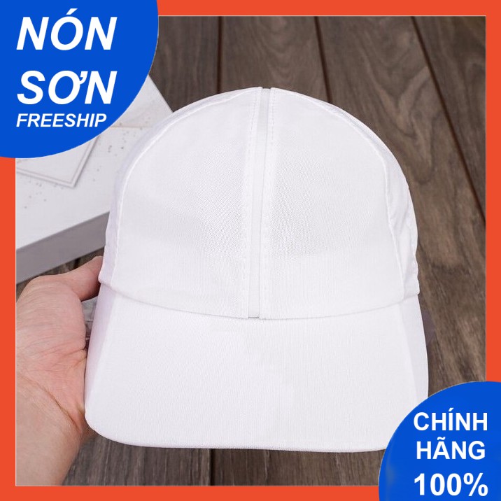 Mũ Lưỡi Trai Nón Sơn Anh Huấn Vải Dù Trắng Lưới Trắng Chính Hãng Hàng Chuẩn Tem 7 Màu Thời Trang Cao Cấp Mới 2021