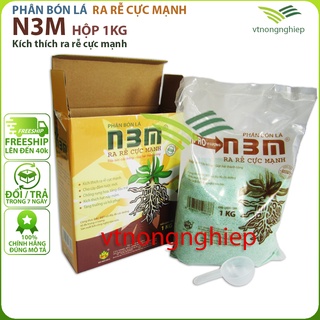 Phân bón lá N3M ra rễ rực mạnh, hộp 1(kg)