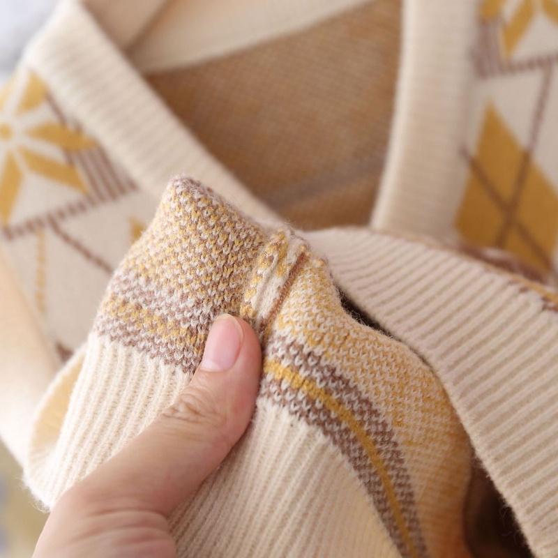Áo Khoác Cardigan Len Cài Nút Cổ V Kiểu Phương Tây Thời Trang Xuân Thu 2022 Cho Bé