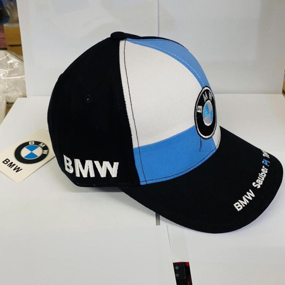 NÓN KẾT TEM XE BMW VẢI ĐẸP MỀM MỊN