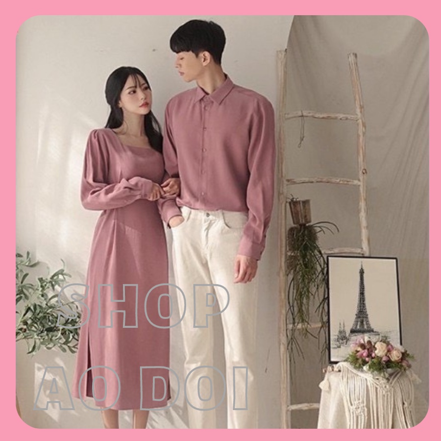 Đồ đôi nam nữ dễ thương, chất đẹp để chụp hình cưới, đi du lịch
