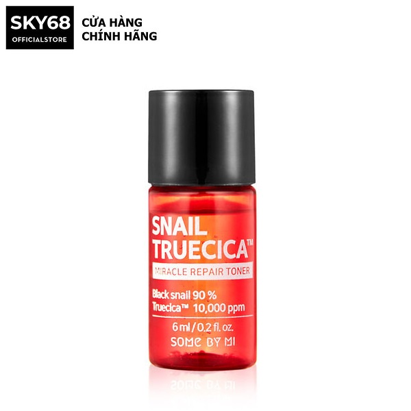 MINI SIZE - Nước Hoa Hồng Cấp Ẩm, Phục Hồi Da Some By Mi SNAIL Truecica Miracle Repair Toner 6ml