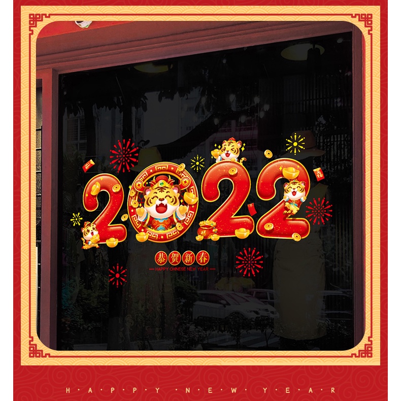 [ TỔNG HỢP] Các mẫu Decal dán tường, dán cửa kính decor các mẫu trang trí tết,lì xì năm mới 2022 | BigBuy360 - bigbuy360.vn