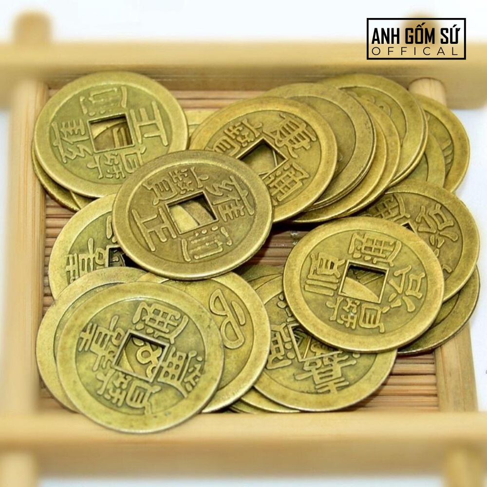 [Xu đã thanh tẩy] Đồng xu Vật phẩm Phong Thủy