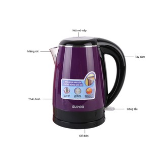 Bình đun siêu tốc Supor SWF17S18AVN 1.7L