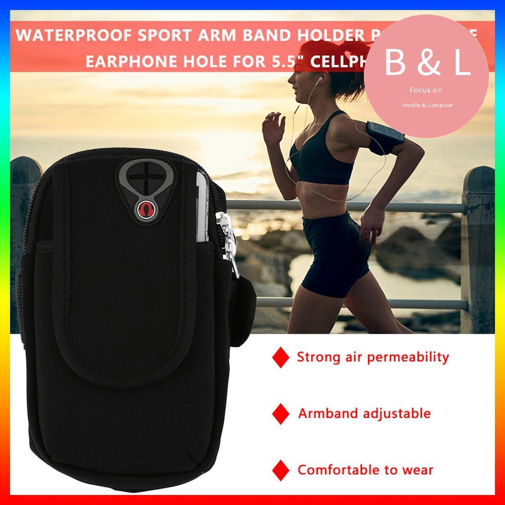 Túi Đựng Điện Thoại Đeo Cánh Tay Chống Thấm Nước 5.5 &quot;