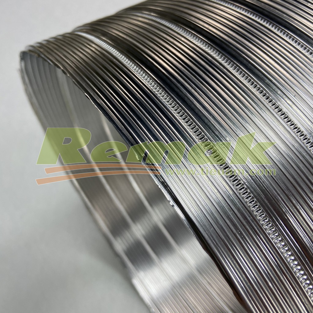 Ống nhôm nhún Định hình. Ống nhôm cứng D100 D125 D150 Chống cháy Đoạn dài 3m