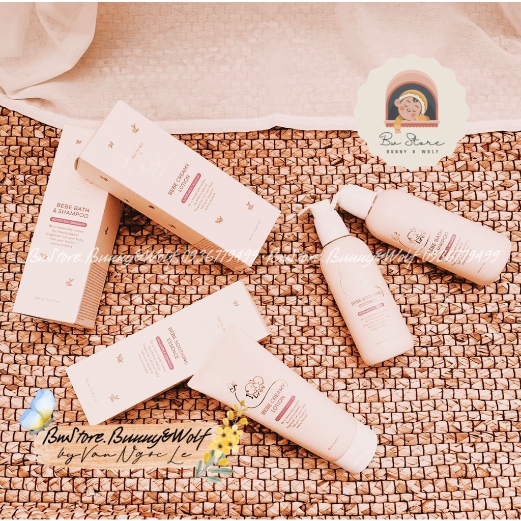 [Hàng Air - Cam kết chính hãng] Bộ 03 SP Chắm Sóc Da Baby Hàn [Sữa Tắm Gội] + [Lotion] + [Essence Baby Face]