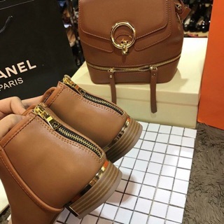 BOOT DA KHOÁ HẬU GÓT 3P SANG CHẢNH