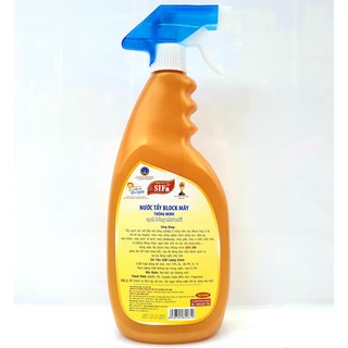 [CÓ KÈM KHĂN] NƯỚC TẨY RỬA BLOCK MÁY SIFA 550ML