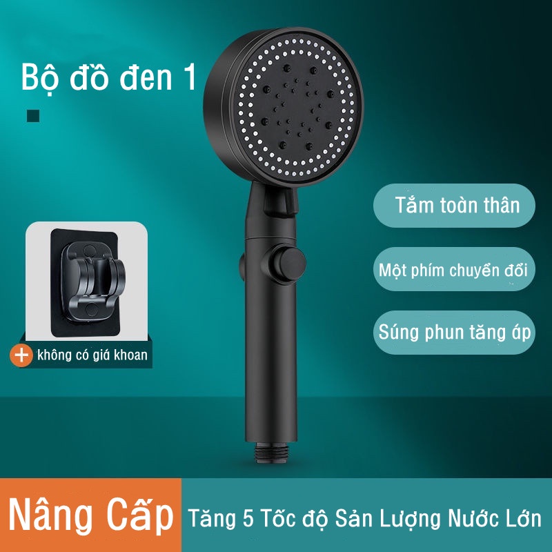 Vòi hoa sen áp suất cao với 5 chế độ tiện lợi cho nhà tắm vòi sen tăng áp
