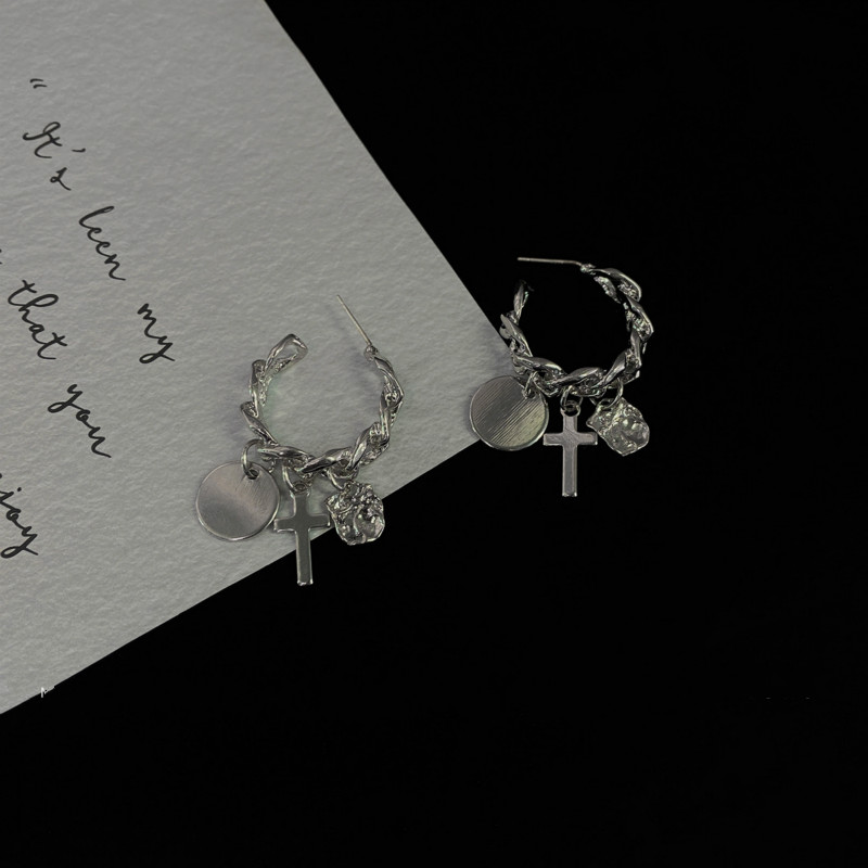 Hoa Tai Dáng Dài Hình Thánh Giá Thời Trang Cho Nữ