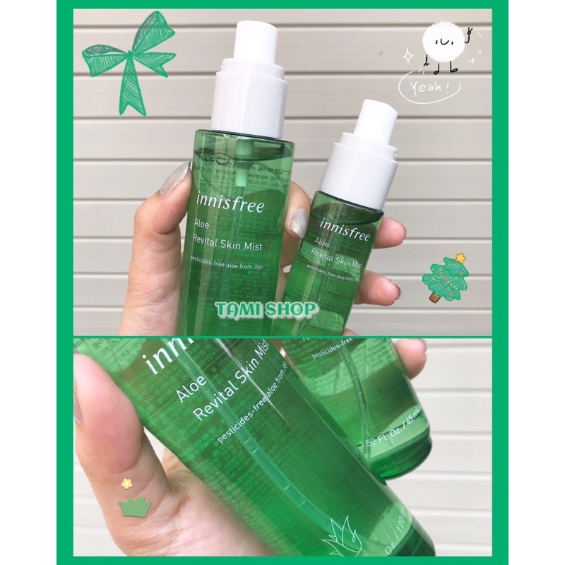 XỊT KHOÁNG LÔ HỘI INNISFREE ALOE REVITAL SKIN MIST | BigBuy360 - bigbuy360.vn