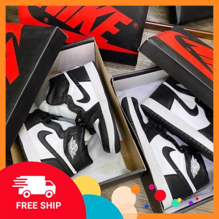 [ FREESHIP –BẢO HÀNH 12 THÁNG] GIÀY SNEAKER NAM NỮ JORDAN CAO CỔ ĐEN TRẮNG HOT TREND | BigBuy360 - bigbuy360.vn