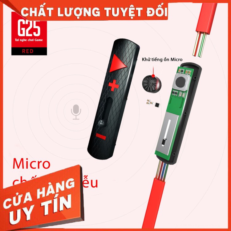 HÀNG CAO CẤP -  Tai nghe gaming nhét tai Plextone G25 bass sâu, âm thanh cực chất, hàng chính hãng, bảo hành 12 tháng.  