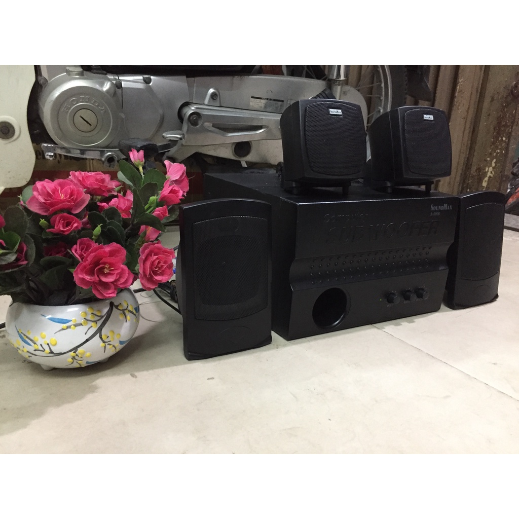 SOUNDMAX 4.1 5000 màu đen, còn mới giá rẻ