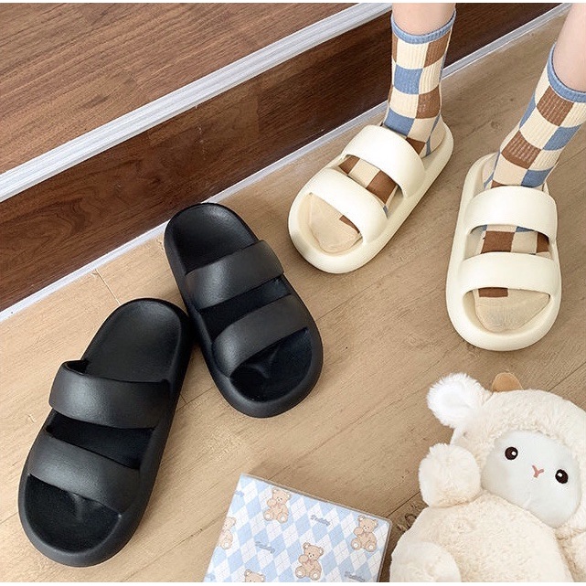 CHZK Dép Lê Đế Mềm Thời Trang Đơn Giản Dành Cho Nữ ISS941