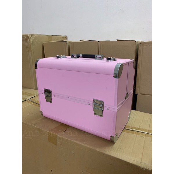 Cốp nhôm 3 tầng Size to (37x28x22 )☄️FREESHIP☄️Nail Mi Phun Săm Trang điểm