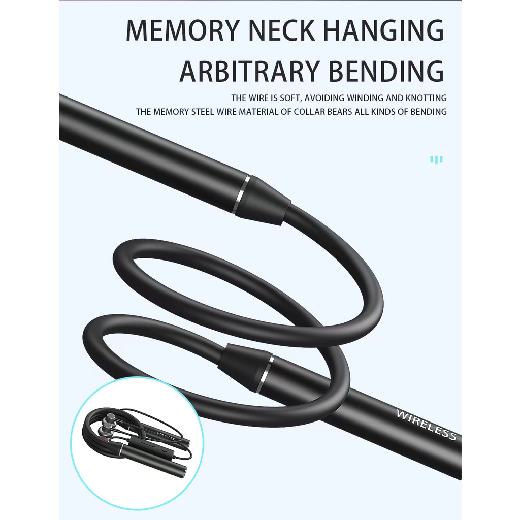 Tai Nghe Bluetooth 5.1 GYM-530 - KT, Pin 800mAh Nghe Nhạc Và Đàm Thoại Từ 60 - 80 Giờ, Led Báo % Pin ,Có Khe Lắp Thẻ Nhớ