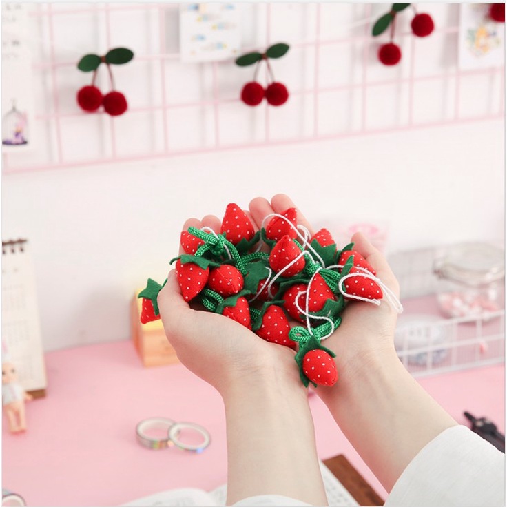 Dây cờ treo trang trí nhà cửa mẫu quả cherry ngọt ngào