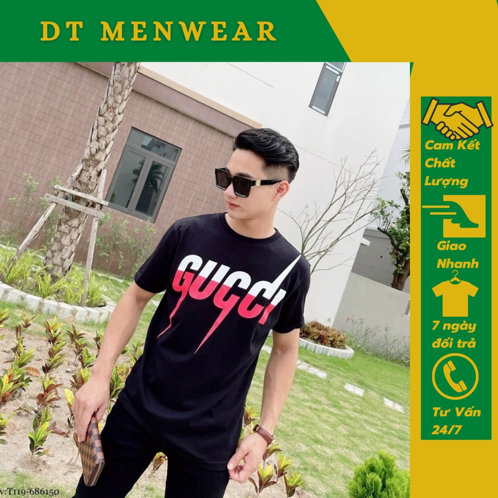 Áo Phông Gc Nam Nữ . Áo Thun Cổ Tròn In Họa Tiết GC Chất Liệu Cotton 100% Mát Mịn Thời Trang Nam Nữ DT STORE MENWEAR