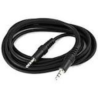 Cáp 2 đầu jack 3.5 đen 20cm